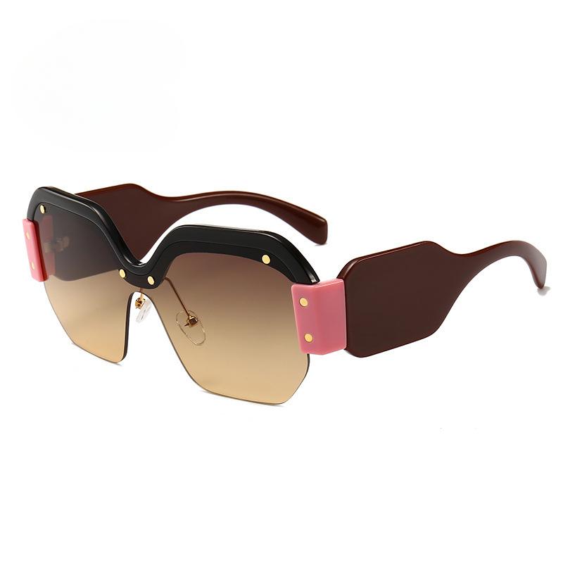 Europa und die Vereinigten Staaten Neue grenzüberschreitende Damen-Sonnenbrillen, modische Verbundsonnenbrillen, Outdoor-Radsport-Sportbrillen.