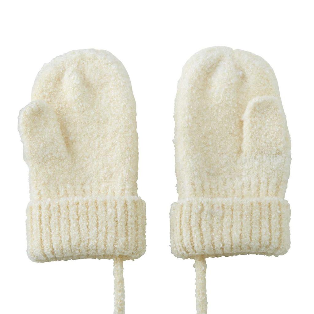 MIKI HOUSE HOT BISCUITS Mittens 73-7601-828 (M, White)