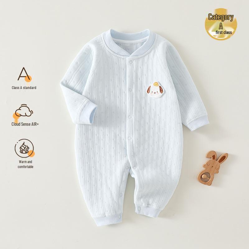 

Джинци Куилтед Уорм Ромпер для новорожденных: Осенне-зимняя пижама и верхняя одежда 90cm [1-2 years, 9.5-13kg]