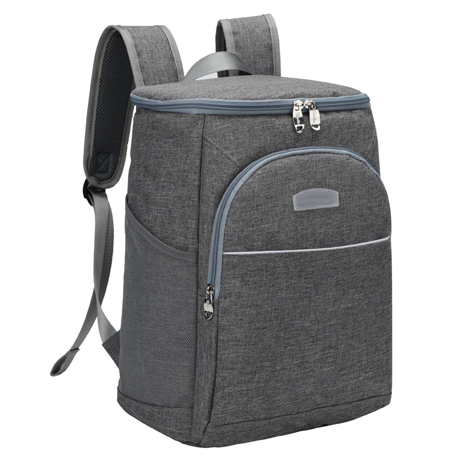 Kaisai Dark Blue Cooler Backpack Thickened Aluminum Foil Multifunctional Insulated Cooler Bag For Camping Picnic