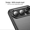 For Honor 500 Pro 5G/Honor 50 Pro Back Cover MOFI Brushed Texture Carbon Fiber Soft TPU Case