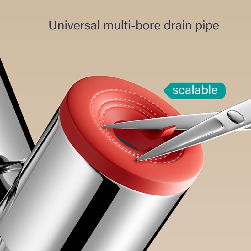 ABS Sink Pipe Connector Odor Trap Kitchen Sink Pipe Connector Bathroom Accessories for Maintaining a freshes  Kitchen