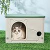 Cats Outdoor Nest Four Seasons Stray Cats Houses Rainproof Cozy House for Small Pets Outdoor Kitten Nest