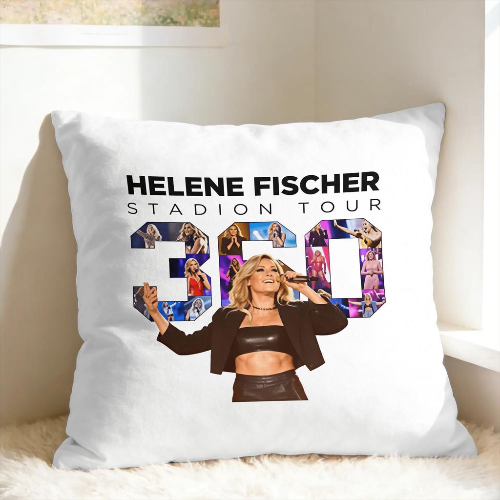 H-Helene Fischer 360° Stadiontour Kussensloop Zachte Kussensloop Leuke Grappige Kussensloop Voor Bank Slaapkamer Woondecoratie