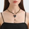 Fashion European American Style Butterfly Enamel Jewelry Four Piece Set For Women