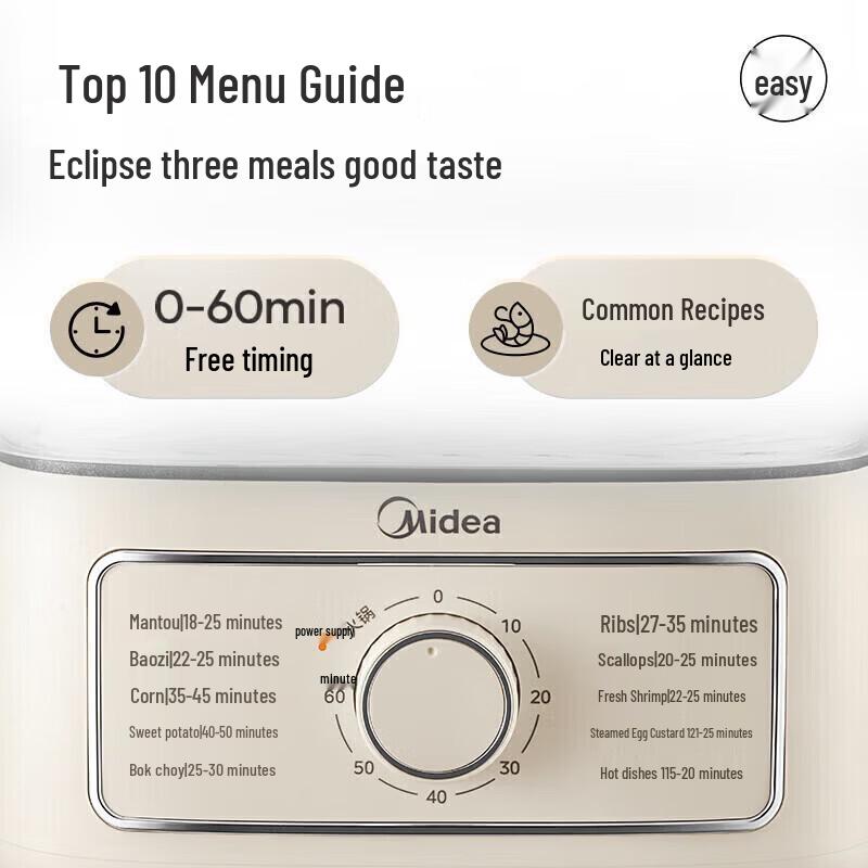Midea Multi-functional Electric Steamer & Hotpot