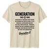 Generation 1965 X 1980 Überlebende T-Shirt Gen X Nostalgie Generationengeschenk
