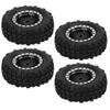 4PCS RC Car Wheels Mesh Wheels and Tires Set for Xiaomi Jimny XMYKC01CM 1 16 Remote Control Cars Black