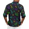 Men's Casual Button-Down Long-Sleeve Shirt
