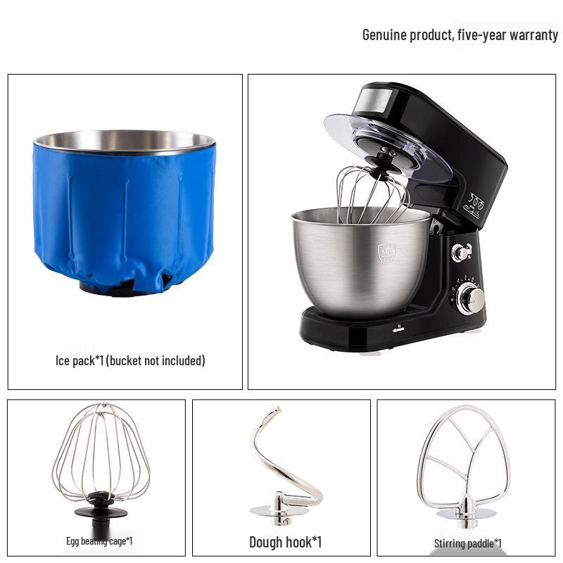 ZuanChu Multi-Functional Home Chef Mixer: Electric Dough Kneader, Egg Beater, Cream Blender