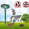 High Volume Sound Solar Animal Repellent Waterproof Infrared Animal Deterrent  Farm Protection