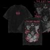 Tricou Manga Jujutsu Kaisen cu Grafică Choso pentru Bărbați cu Mânecă Scurtă din Bumbac Vintage Spălat Tricou Casual Harajuku Topuri