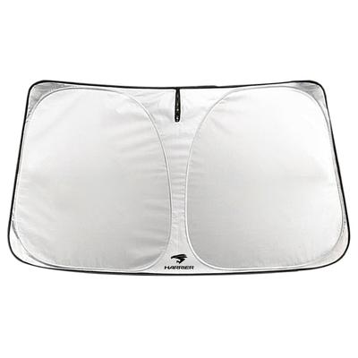 Pare-soleil pour pare-brise de voiture Harrier 56,3 x 31,5 pouces (143 x 80 cm), Logo exclusif