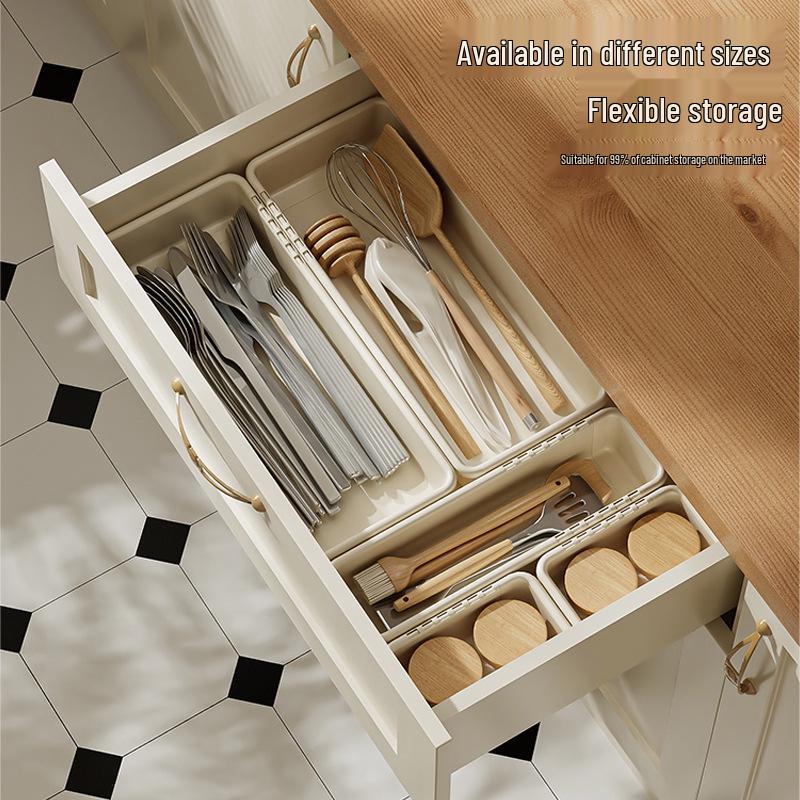 Výsuvný organizér do zásuvky pro kuchyň, příbory, ložnici, spodní prádlo a kosmetiku