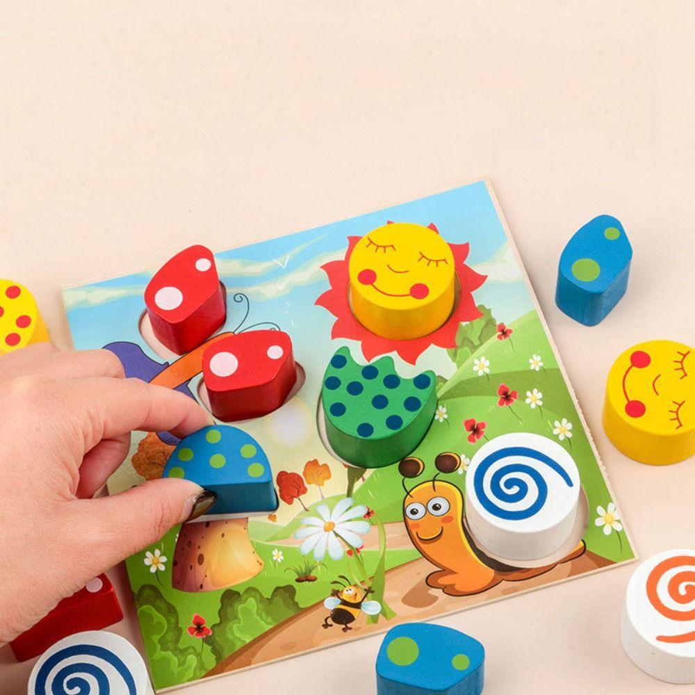 Jigsaw Color Shape Sorting Box Early Education Colorful Matching Blocks Children's Kids Gift