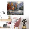 Frame Painting By Numbers Kits For Adults Kits Countryside Landscape Diy Crafts Picture On Numbers Painting For Home Decors 40x50