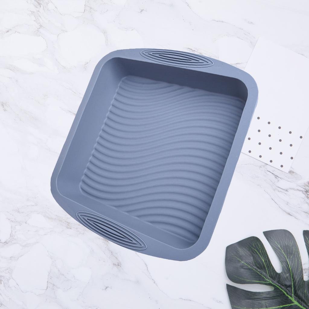 Long Lasting Wavy Grain Homemade High Temperature Resistant Silicone Cake Making Mold Tray Mould Kitchen Gadgets Baking Pan