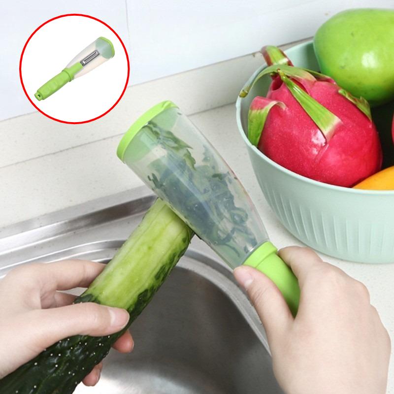 Multifunctional Peeler with Organizer Storage Type Paring Vegetable and Fruit Peeling Kitchen Tools