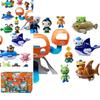 Authentic Octonauts Captain Barnacles Peso Kwazii Plush Figurines Boys Gift Set