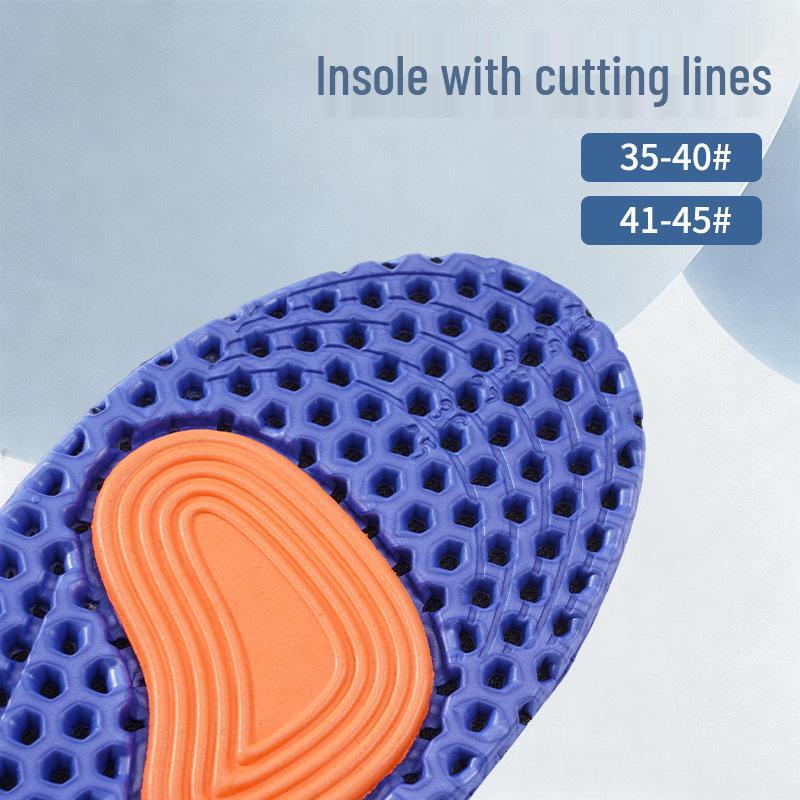 EVA Breathable Shock-Absorbing Summer Insoles for Men & Women - Ideal for Military Training and Running