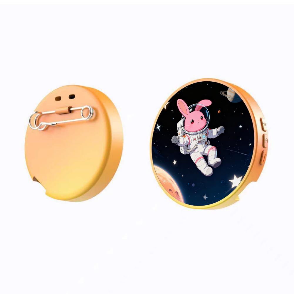 NY Anime E-märke Dynamisk Smart Pekskärmsdisplay Pin Dynamiskt Elektroniskt Märke APP Bluetooth-anslutning Märke Gåva