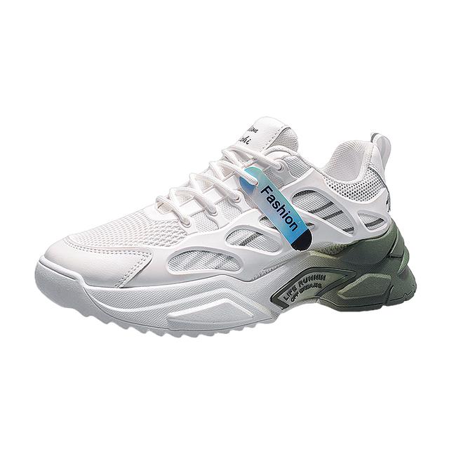 

Летняя новая модная мужская спортивная обувь для бега на открытом воздухе с дышащей сеткой, баскетбольная обувь для бега, уличная трендовая мужская обувь, увеличивающая рост 39