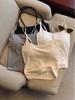 Women's Slimming Solid Color Camisole with Chest Pad and Beautiful Back Design