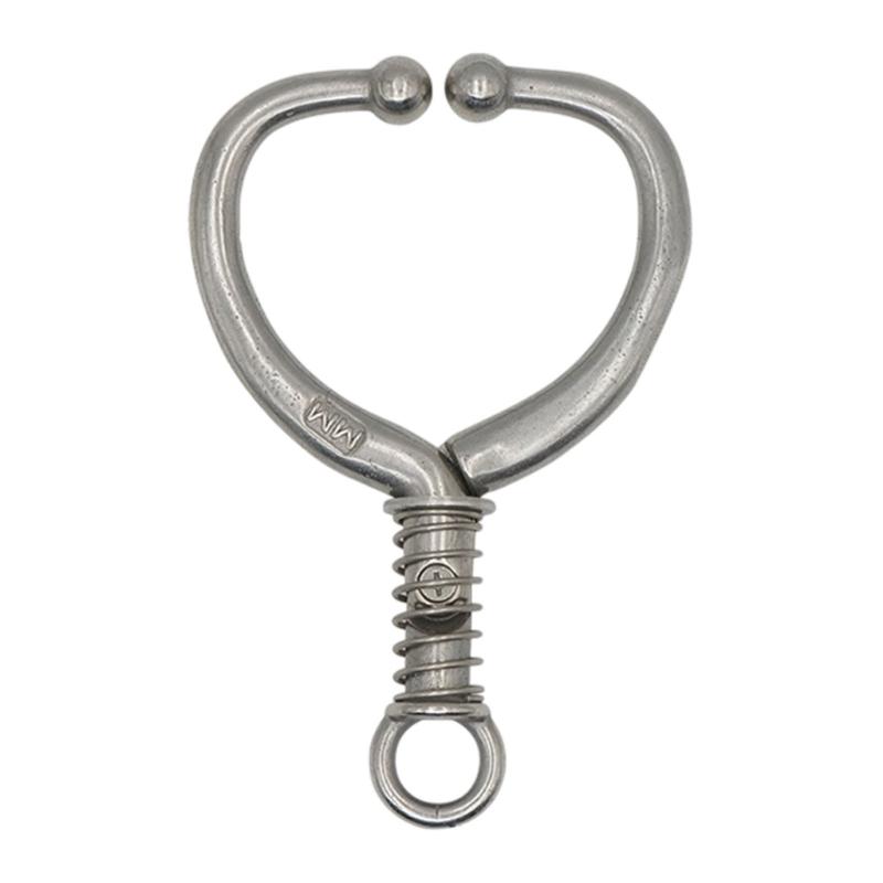 Installez facilement des pinces à nez de taureau avec ressort pour des installations rapides sur le bétail Acier au carbone pour la fiabilité