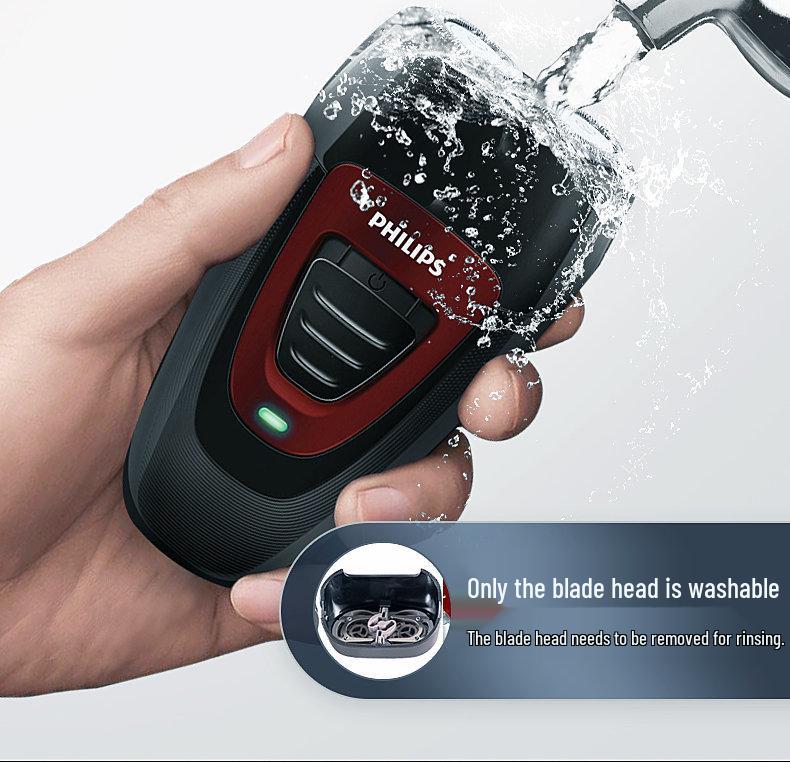 Philips PQ182/190 Tragbarer Elektrorasierer für Herren mit automatischem Schleifsystem