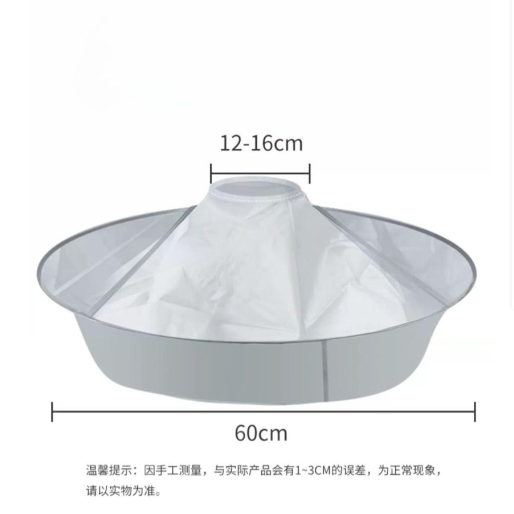 1pc DIY Hair Cutting Cloak Umbrella Design Cover, Suitable For Salon Barber Cutting Cloak Wrap, Foldable Waterproof And Portable