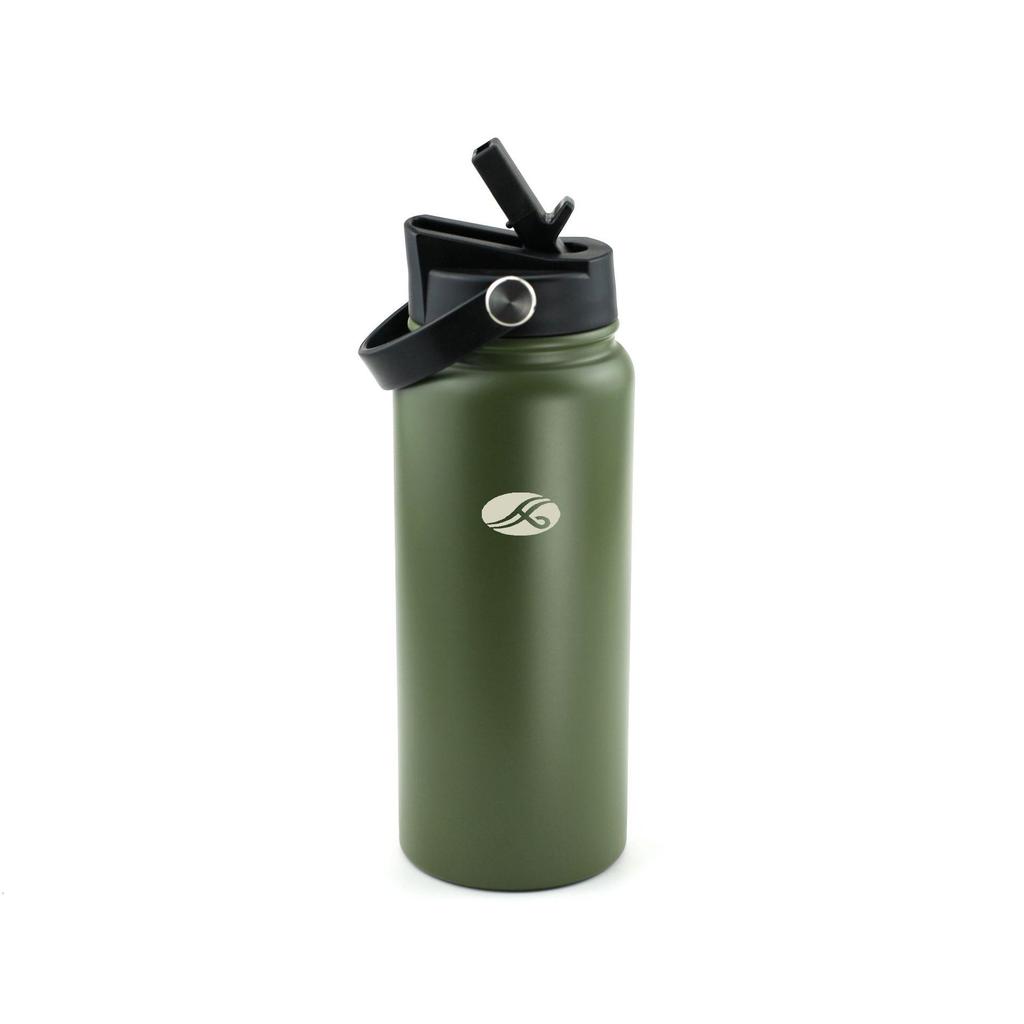 American-Style Large Capacity Stainless Steel Thermos - Portable Outdoor Sports Water Bottle