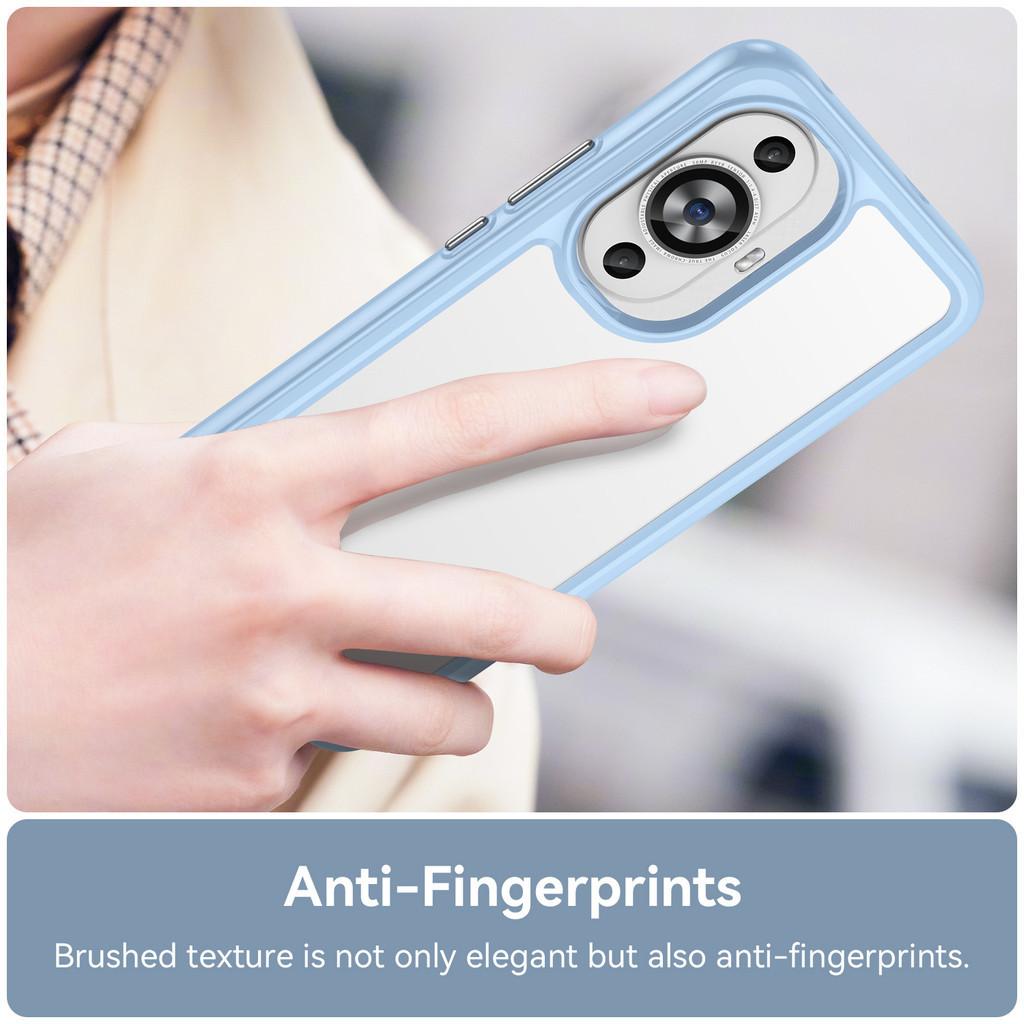Transparente PMMA + TPU-Hülle für Huawei Nove 11 12 Lite S 12Lite 12S, farbenfrohe, weiche Schutzhülle auf der Rückseite, splitterfest, staubdichte Abdeckung