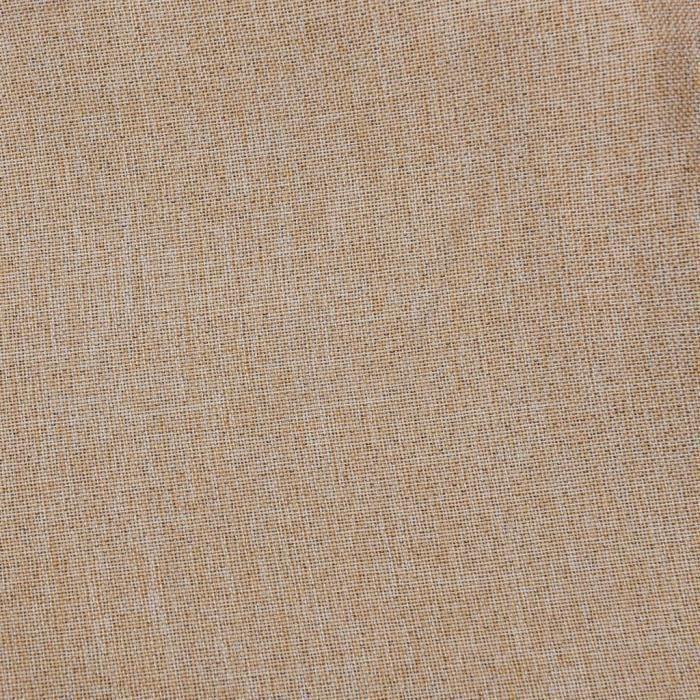 VidaXL Rideau occultant d'aspect de lin avec crochets Beige 290x245 cm