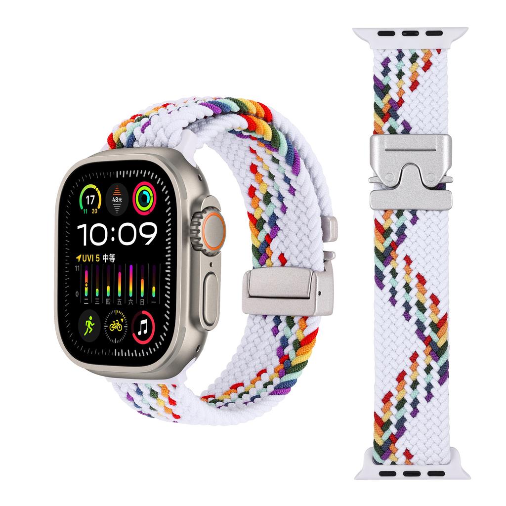 Parachute Strap For Apple Watch Ultra 3 2 Band 49mm 46mm 42mm 45mm 41mm 44mm Braided Nylon Bracelet iWatch 11 10 9 8 7 6 SE Belt