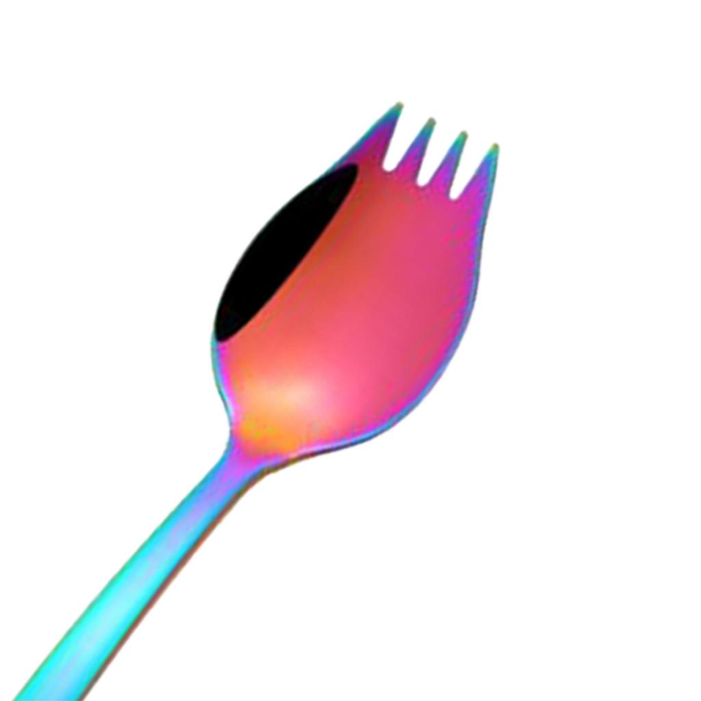 Spork Löffel Gabel Camping Wander Rucksack Savable Outdoor Utensil
