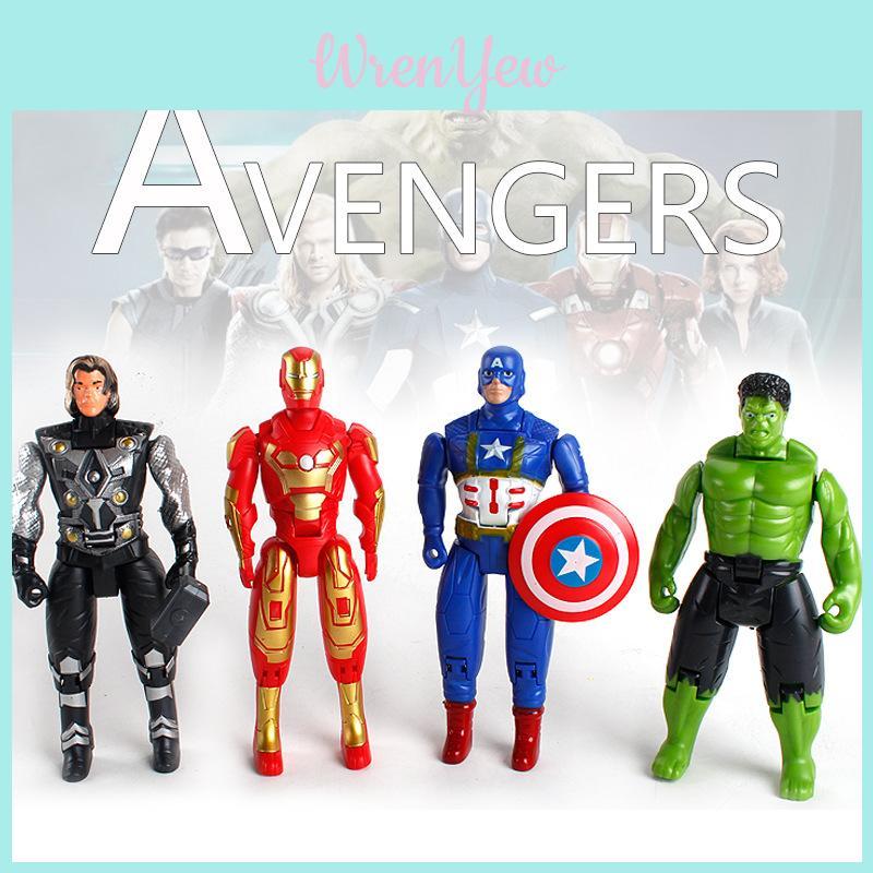 Captain America Man Miniature Cars Toy Set Gift