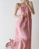 Dopamine Pink Ombre Sleeveless Summer Swing Maxi Dress