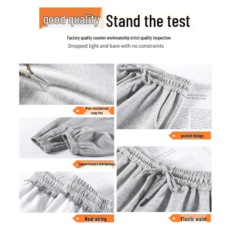 Women's High-Waist Fleece-Lined Loose-Fit Sweatpants