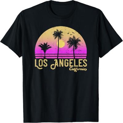 Los Angeles California Retro Vintage Sunset T-Shirt