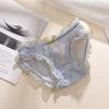 Japanese Lace Sexy Cute Girl Mesh Bow Transparent Underwear Women's Triangle Shorts Head