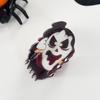 Ghost Halloween Themed Gripper Acrylic Skeleton Shark Clip Fashion Halloween Hair Claw  Girls