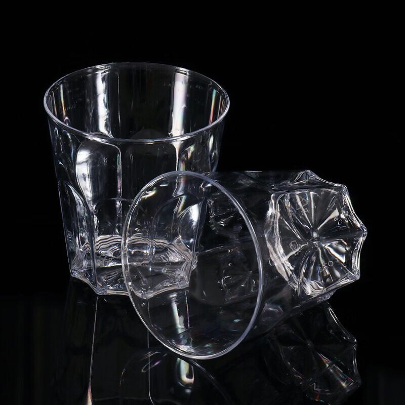 Fang Cao Di 175ml Octagonal Thickened Disposable Hard Plastic Cups