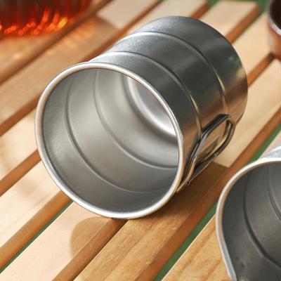 Taza de Camping Taza de Café con Asa Plegable Leche Portátil para Beber Té para Viajes de Turismo