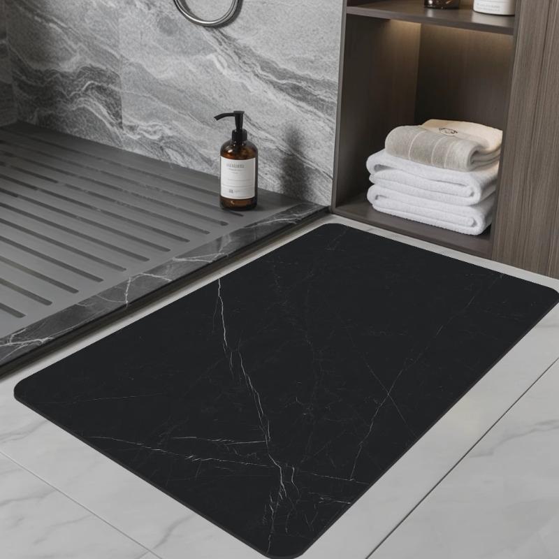 

Мягкий абсорбирующий коврик из диатомовой грязи, коврик для пола, коврик для ног, нескользящий коврик для ванной комнаты/двери ванной комнаты, грязеотталкивающий и моющийся для кухни 40x60cm15.7x23.6in