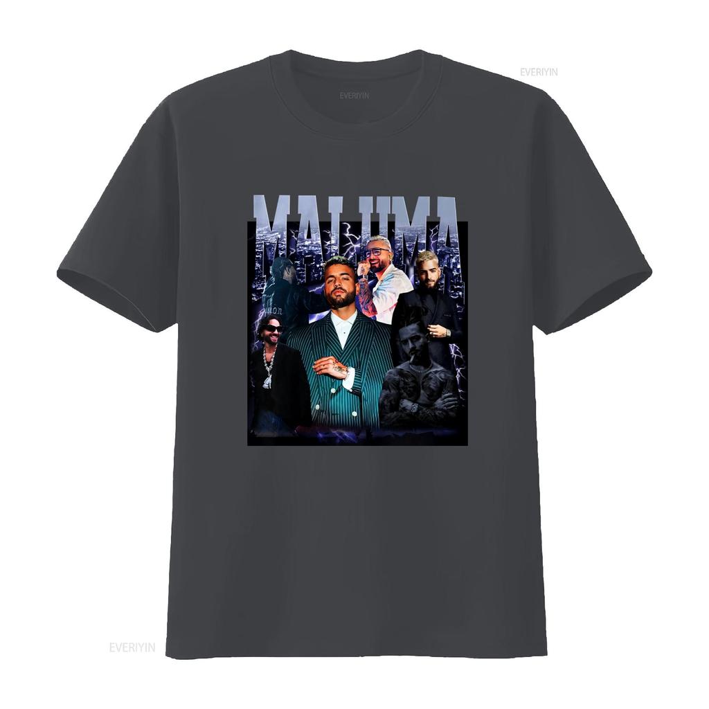 Maluma T Shirt Vintage Fan s Music Star Print vintage Washed Breathable Comfortable Casual Stylish designer clothes fashion