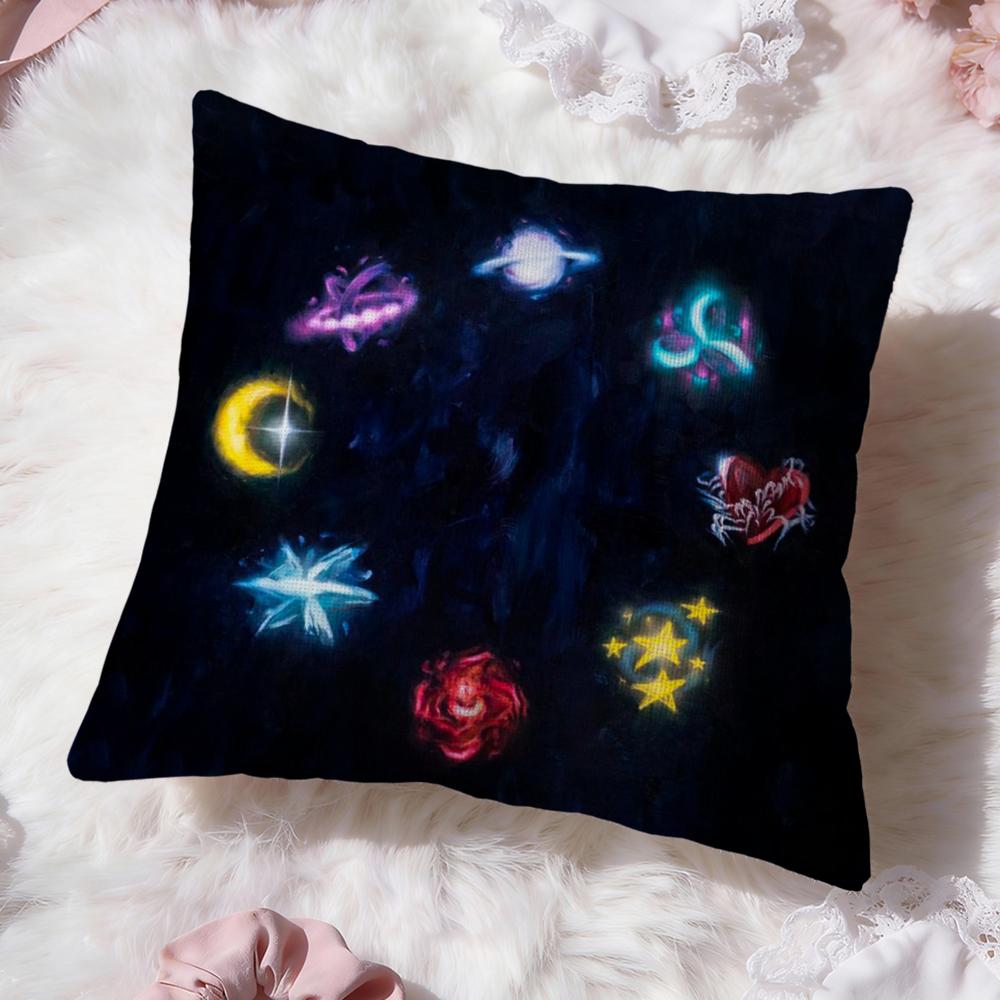 S-Saiko S-Sakura Spanish Cushion Cover Premium Comfort Reversible Pillow Cove -Two in One Design for Any Room & Car Interior