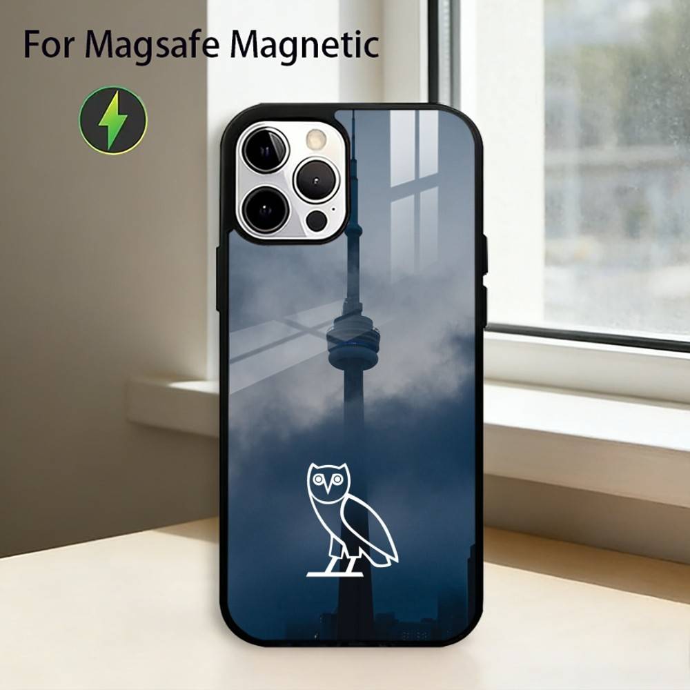 D-Drake OvO O-OWL Phone Case For iPhone17,16,15,14,13,12,11 Plus,Pro Magnetic with Magsafe Wireless Charging