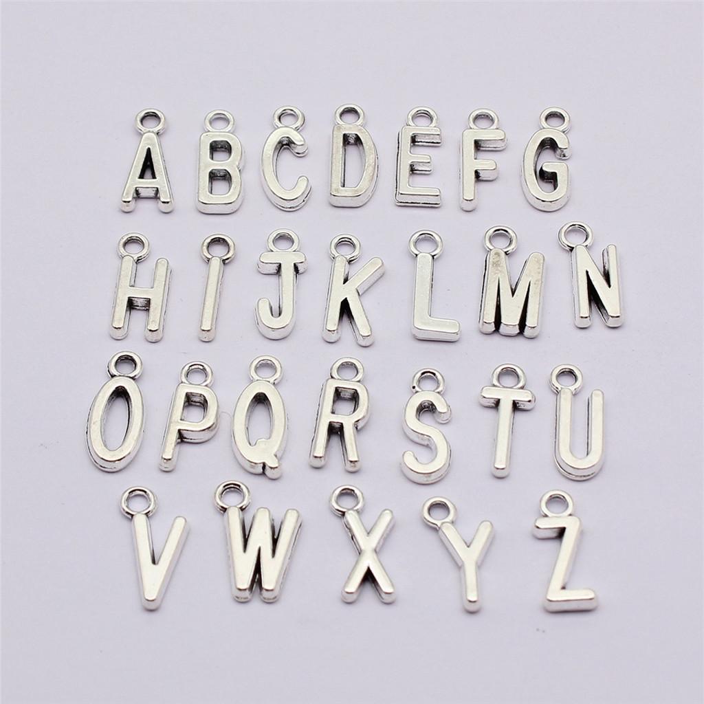 Alphabet Letter Charms Initial Pendants For Personal Style Jewelry Bulk