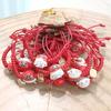 Cute Maneki Neko Couple Bangles Charm Versatile Lovely Ceramic Woven Bracelet
