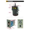 40W Micro AC Motor 1Phase 220v 50/60hz Asynchronous Motor Induction Motor Shaft 12mm For Packaging Machine With Speed Regulator